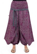 Pantalon sarwel femme total print original Buddhi