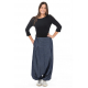 Sarouel jean denim femme fourche basse Haru