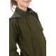 Manteau femme capuche de lutin mandala ethnic chic kaki Jiva