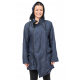 Manteau jean et polaire capuche de lutin mandala Vilah