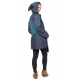 Manteau jean et polaire capuche de lutin mandala Vilah