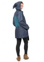 Manteau jean et polaire capuche de lutin mandala Vilah