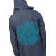 Manteau jean et polaire capuche de lutin mandala Vilah