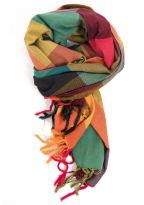 Foulard cheche etole new madras sunny jungle