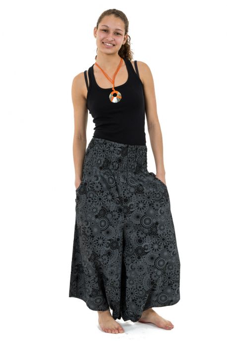 Sarwel pantacourt femme effet jupe ceinture elastique Kaleidoscope