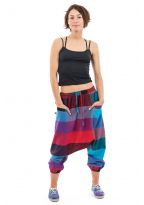 Sarouel pantacourt femme madras Tika
