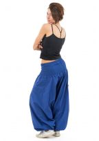 Sarouel fourche basse bleu cobalt
