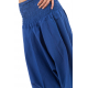 Sarouel fourche basse bleu cobalt