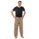 Pantalon relax zen boutons coton leger Gobarah