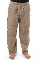 Pantalon relax zen boutons coton leger Gobarah