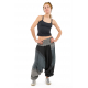 Sarouel homme style baba zen noir gris Tigah