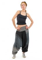 Sarouel homme style baba zen noir gris Tigah
