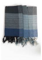 Cheche foulard etole fluide zen blue
