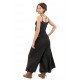 Pantalon sarouel femme faux effet jupe noir Suci