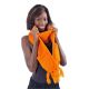 Echarpe mouffle pure laine orange