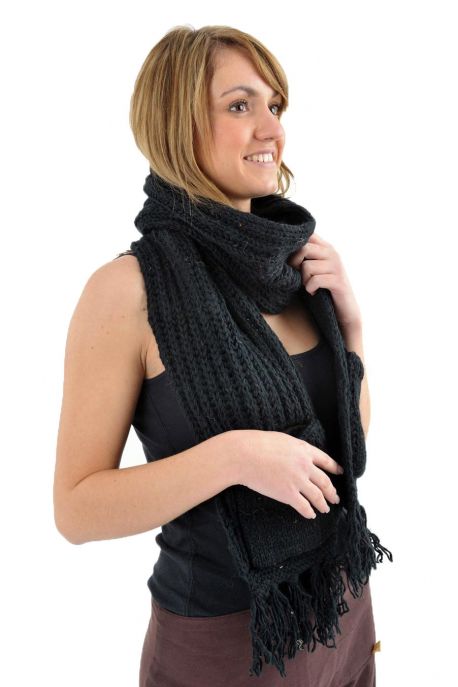 Echarpe mouffle pure laine +10 couleurs