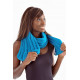 Echarpe pure laine douce turquoise