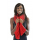 Echarpe pure laine douce rouge