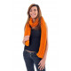 Echarpe pure laine douce gris chine clair