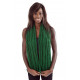 Echarpe pure laine douce vert kaki