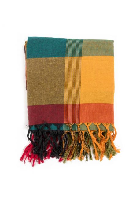 Foulard cheche etole new madras sunny jungle