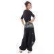 Sarwel noir elastique multicolore Sahari