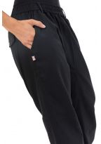 Pantalon noir uni elastique Matiha