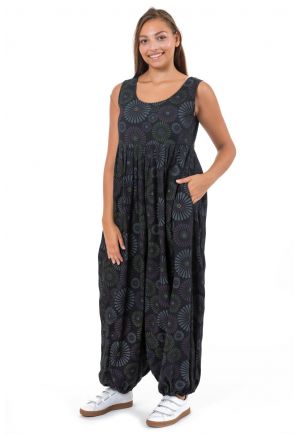 Combi pantalon sarouel imprimé floral