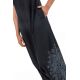 Combi sarouel ethnic noir imprimé mandala