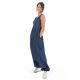 Combi sarouel jean femme fourche basse