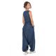 Combi sarouel jean femme fourche basse