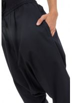 Sarouel long noir uni Pramukha