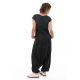 Combi sarouel ethnic noir imprimé mandala