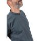 Chemise homme tunique kurta zen bleu gris
