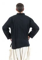 Chemise tibetaine homme ouverture laterale