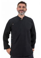 Chemise tibetaine homme ouverture laterale