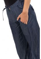 Pantalon jean denim hybride street chic Lina