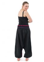 Saroual femme elastique grande taille Neon