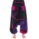 Saroual femme elastique grande taille Neon