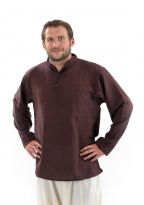 Chemise coton nepalais 3 boutons 1 poche