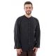 Chemise coton leger noir boutons noix de coco Harree