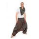 Sarouel elastique grande taille Djecky brown 