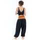 Pantalon sarouel indian chic sari orange