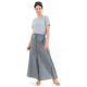 Pantalon femme fluide fendu Indra face