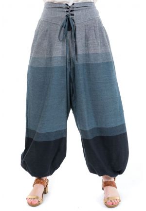 Pantalon ethnique aladin ceinture corset Bayan zoom