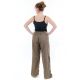 Pantalon japonais fluide large Sand