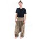 Sarouel grande taille beige chanvre homme