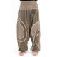 Sarouel grande taille beige chanvre zoom