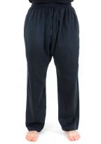 Pantalon sarwel droit traditionnel Nepal noir zoom
