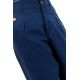 Pantalon carotte basic chic dark blue